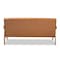 Baxton Studio Nikko Mid-century Modern Tan Faux Leather and Walnut Brown finished Wood Sofa 175-10976-Zoro - alternate 9